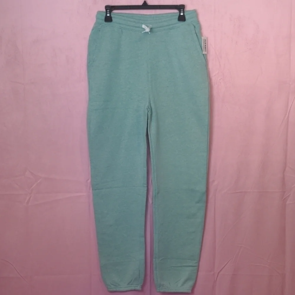 Old Navy Girls Light Green Fleece Sweatpants with Pockets size XXL 18